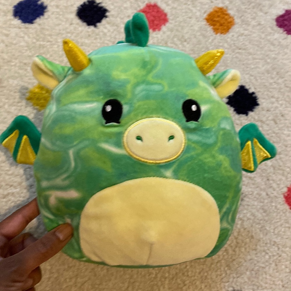 SquishMallow green Dragon